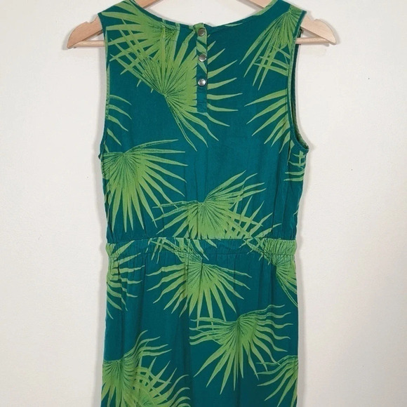 NUMPH | BOHO PALM LEAF SLEEVELESS DRESS - Picture 8 of 10